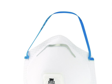 2 ST. FILTRERANDE HALVMASK 3M 8322FN, P2 MED VENTIL 10-PACK