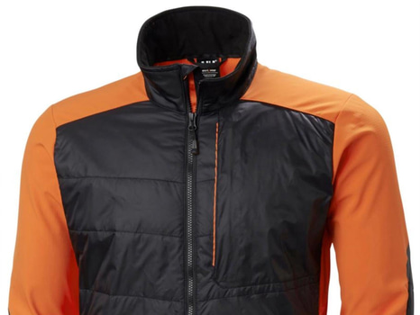 2 ST. HYBRIDJACKA HH 73233-992, SVART\/ORANGE STL. L