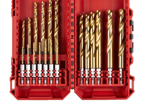 METALLBORRSET MILWAUKEE HSSG-TIN POF 19P