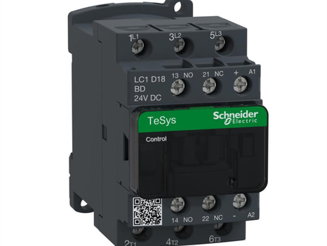 KONTAKTOR 18A 7.5KW 24VDC, LC1D18BD