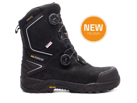SKYDDSKÄNGA MONITOR ARCTIC HIGH FODRAD BOA S7S SVART 41