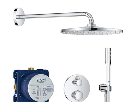 GROHE PRECISION THERMOSTAT TAKDUSCHSET KROM