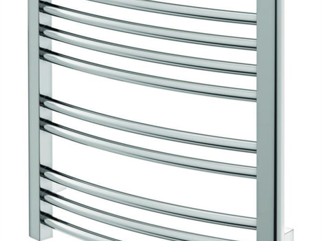 HANDUKSTORK A-COLL, EMBLA 51X75, I KROMAD STÅL FÖR VÄRME, BÖJD