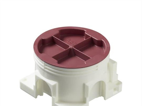 100 ST.  APPARATDOSA ABB FÖR LÖSA STUTSAR