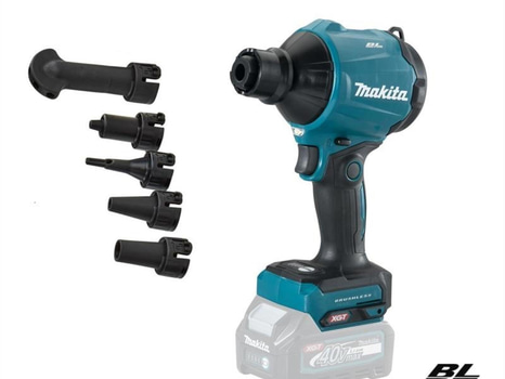 Blåspistol Makita, AS001GZ inkl. munstycken