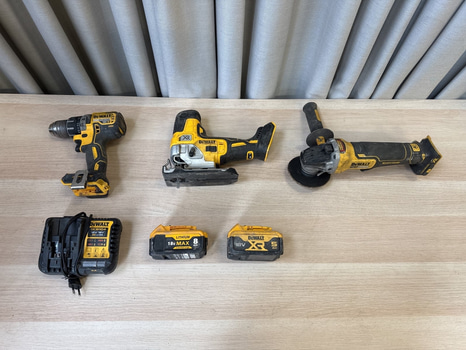 3 st batterimaskiner Dewalt