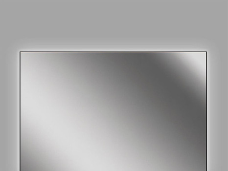 SPEGEL CAMARGUE GRYNING LED SVART 120X80CM