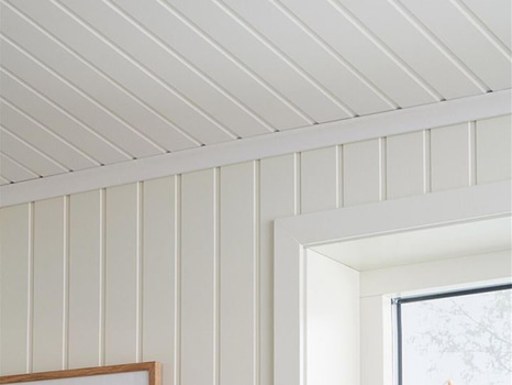 TAKPANEL MOELVEN REGINA KLASSISK VIT 6X405X2435MM, 22,62 M2.