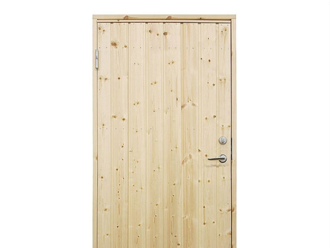 KALLFÖRRÅDSDÖRR VIBOSTUGAN 8X19 VÄNSTER RAK PANEL 10