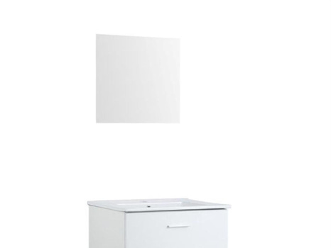 BADRUMSMÖBEL NORTIQ BERGAMO VIT MATT 60CM