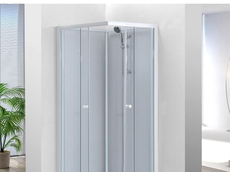 DUSCHKABIN NORTIQ OSLO 80X80X190CM VIT