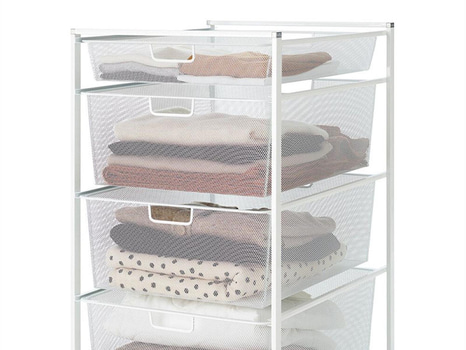 BACKSTATIV ELFA MESH 45/74 VIT inkl. extra trådbackar i olika storlekar