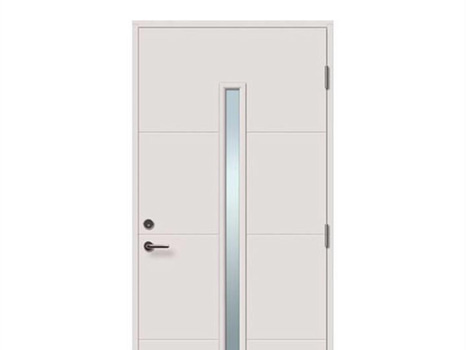 YTTERDÖRR SOLID ELEMENTS VÄXJÖ 9X21 HÖGER VIT