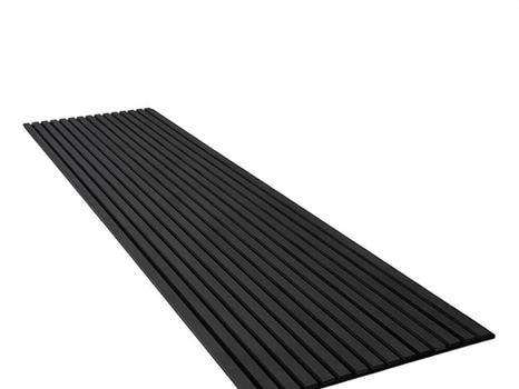 4 st. AKUSTIKPANEL BY VENØ RAW SVART 20X600X2400 MM