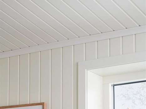 TAKPANEL MOELVEN REGINA KLASSISK VIT 6X405X2435MM, 30,16 M2