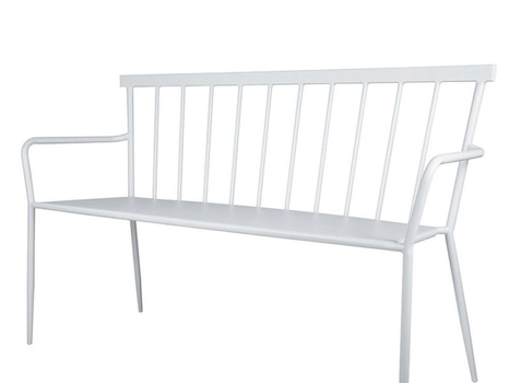 2 ST. SOFFA SUNFUN SARA METALL, VIT