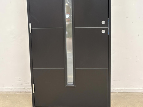 YTTERDÖRR SOLID ELEMENTS VÄXJÖ M10X21 VÄNSTER SVART
