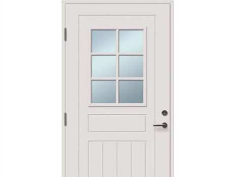 YTTERDÖRR SOLID ELEMENTS LUND 10X21 VIT VÄNSTER
