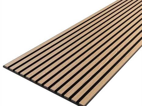 8 ST. AKUSTIKPANEL BATH DELUXE VASABERG 2400X520X18MM LJUS EK