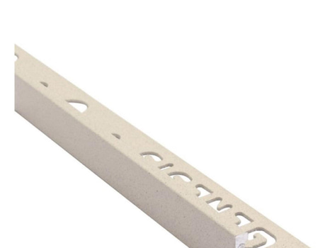 13 st. KAKELLIST TEBO L-PROFIL ALUMINIUM SANDSTEN 12MM 2,5M