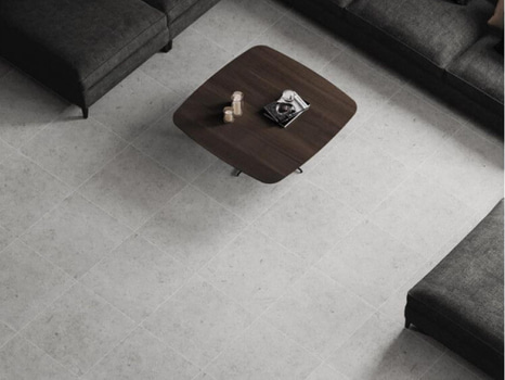 Parti med Klinker Öland grå 60x60 cm, totalt ca 36,38m²