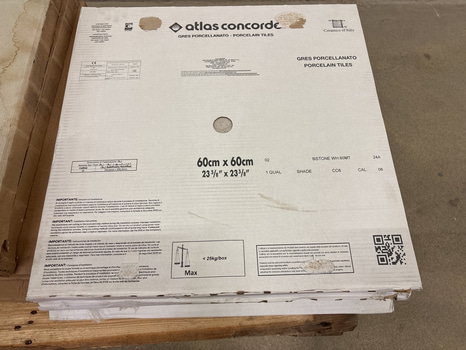 4 st. paket Kakel Atlas concorde, 60x60 cm, 4,32m2