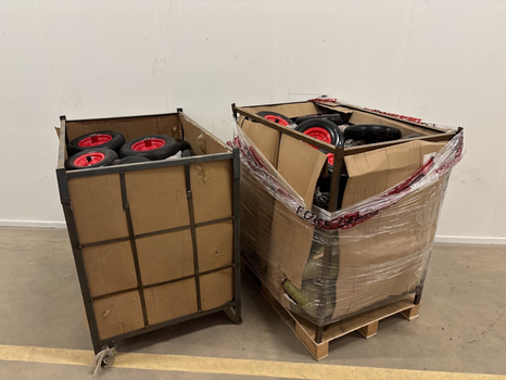 Parti med diverse hjul