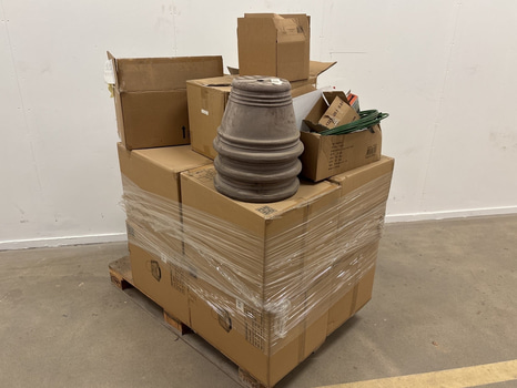 Parti med trädgårdstillbehör