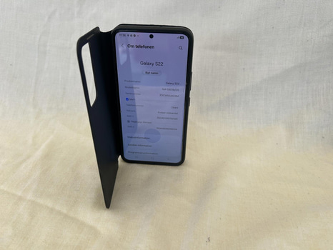 Mobil Samsung Galaxy S22, svart