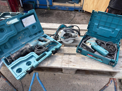 Maskinpaket Makita, 3 st