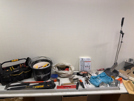 Verktyg, väska m.m.