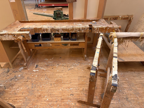 Snickarbänk & bockar