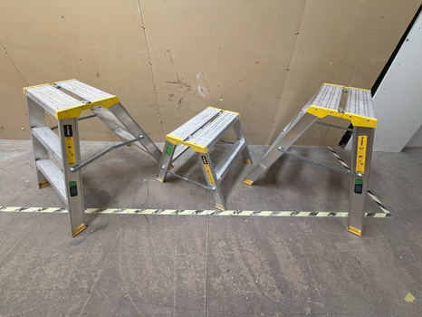 3 st Wibe stegpallar