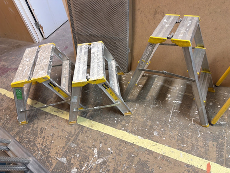 3 st Wibe stegpallar