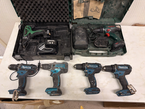 6 st skruvdragare (rep-objekt)