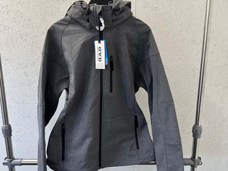 Jacka, stl. L, D.A.D. Sportswear, mörkgrå.