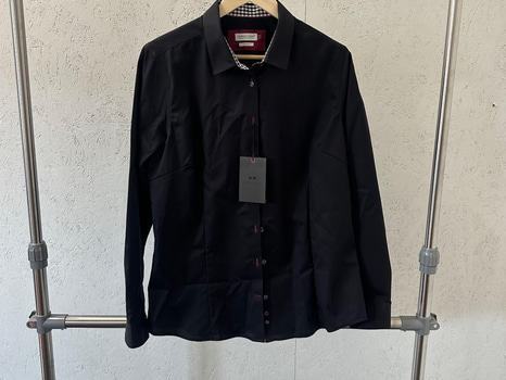 Damskjorta, stl. XXL/44, J. Harvest & Frost, svart/röd.