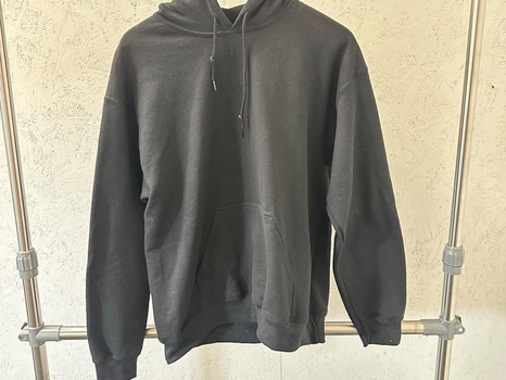 luvtröja, stl. M, Gildan, svart.