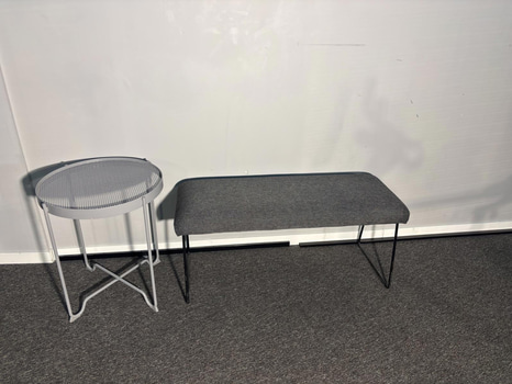 Bänk inkl. soffbord