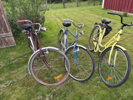 3 st. cyklar