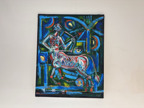 Canvastavla - Signerad ”Wanday”