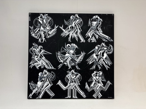 Canvastavla signerad "Wanda Wainsten"