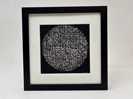 Tavla i ram signerad: ”Romina Wainsten”