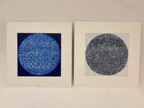 2 st. Tavlor signerade ”Romina Wainsten”