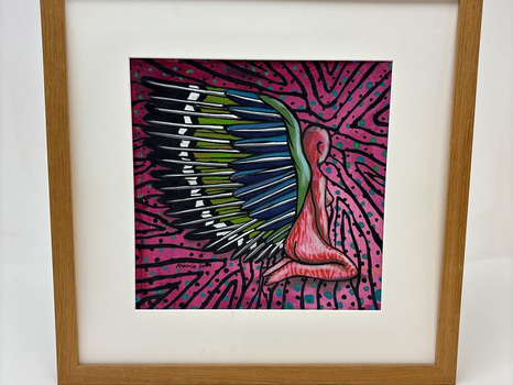 Tavla i ram signerad: José ”pepe” Franco