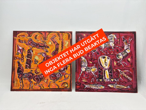 2 st Tavlor av Wandavi