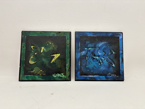 2 st. Tavlor av Otres