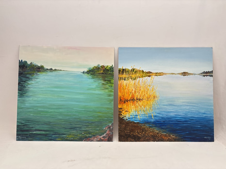 2 st. Tavlor av  Mercedes Ferraro