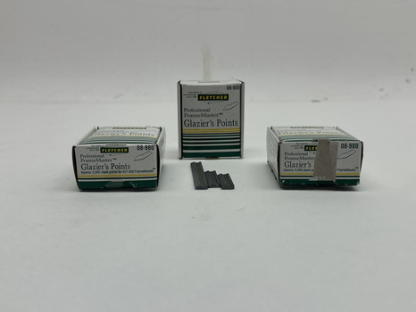 3 st. Paket stift för inramning och glasning Glazier’s Points, FrameMaster