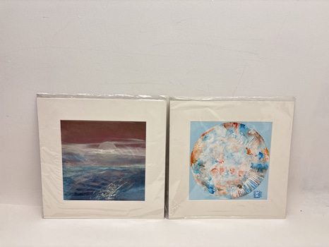 2 st. Tavlor av Rita sarquisse och Marina joy